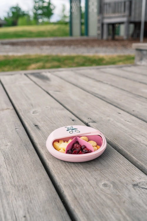 Drehbare Snackbox mit 6 Fächern – Tiermotive