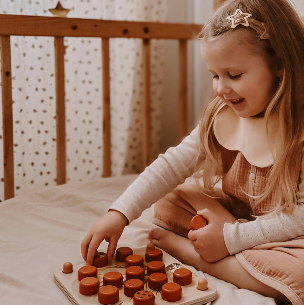 Pop & Peek – Pädagogisches Holz-Memory-Puzzle