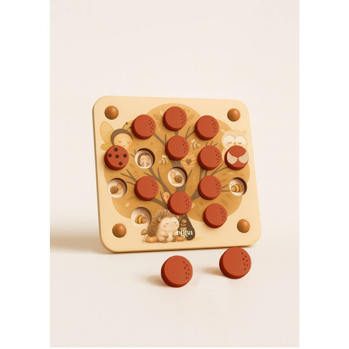 Pop & Peek – Pädagogisches Holz-Memory-Puzzle