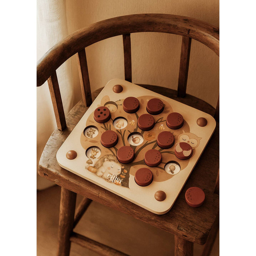 Pop & Peek – Pädagogisches Holz-Memory-Puzzle