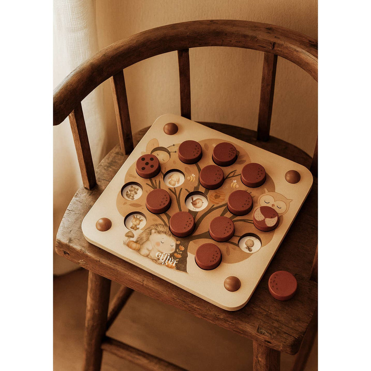Pop & Peek – Pädagogisches Holz-Memory-Puzzle