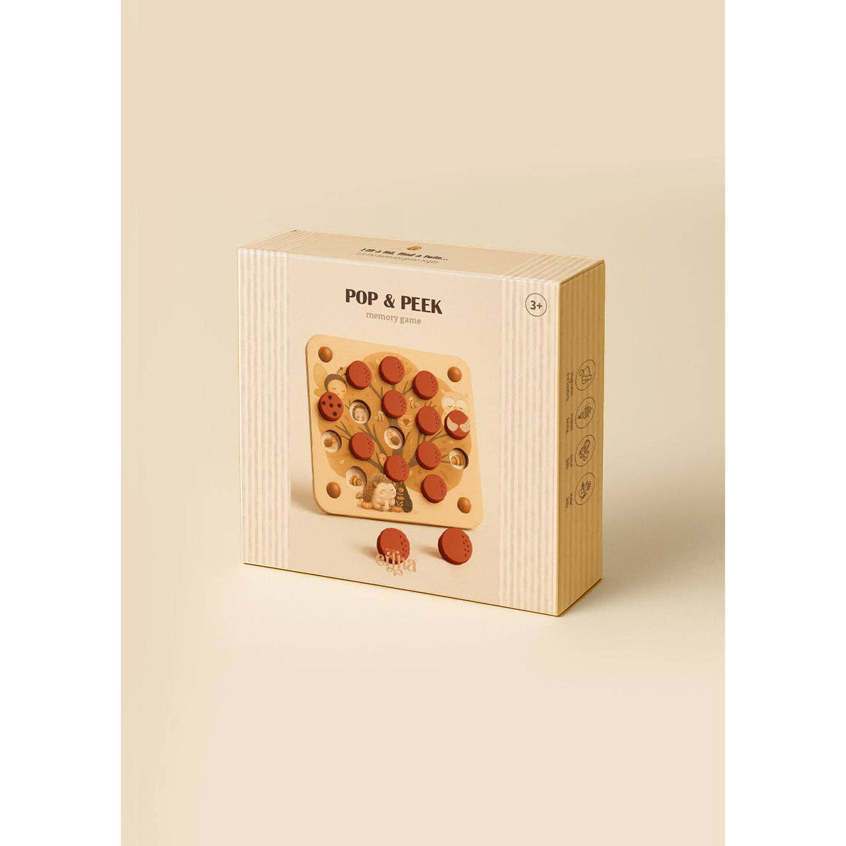 Pop & Peek – Pädagogisches Holz-Memory-Puzzle